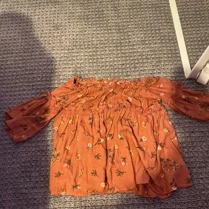 Off the shoulder blouse